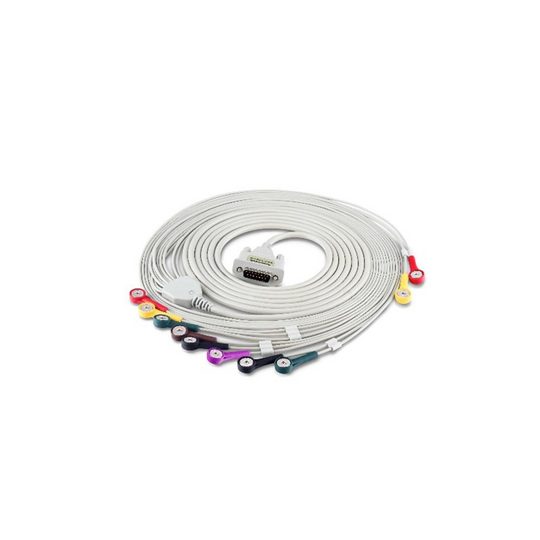 Cavo ECG con connettore snap per EDAN SE-301