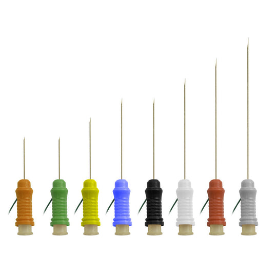 Elettrodo ad ago per Botox (monouso) - term. sic. FMM D=1.5mm, luer lock - D=0,46 L=25 mm (conf 12 pz)