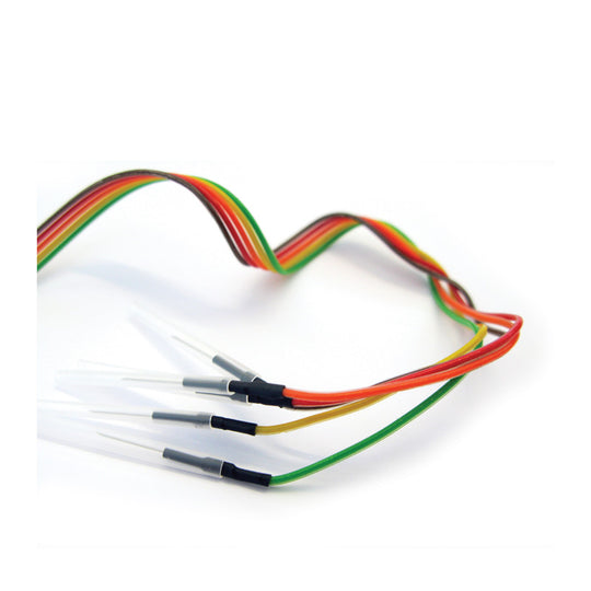 Elettrodo ad ago subdermale L=10/15 mm con cavo piatto a 5 poli L=150 cm (monouso) - term. sic. FMM D=1,5 mm