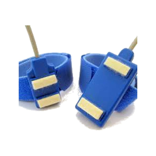 Stimolatore piatto con feltri rettangolari e fascia - DIN 3 pin