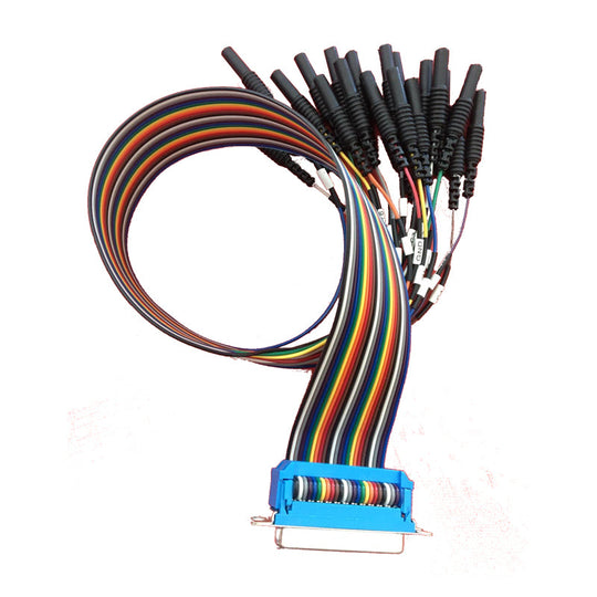 Cavo di collegamento per cuffie monouso con 21 elettrodi premontati - term. sic. FMM D=1,5 mm